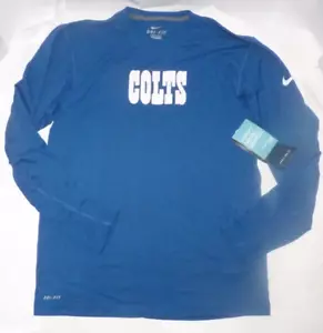 NUOVA NIKE NFL Indianapolis Colts Football L/S camicia a maniche lunghe uomo M media nuova con etichette - Foto 1 di 1