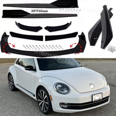 Front Bumper Spoiler For VW Volkswagen Beetle  Body Kit+Side Skirt+Rear Lip Foto 1 de 4