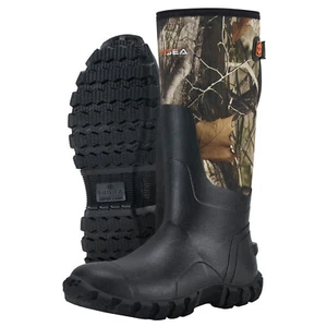 HISEA Men Mid-Calf Rain Boots Waterproof Insulated Hunting Chore Mud Work Boots - Picture 1 of 69