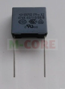 MKP62 0.47uF 474K 275V X2 no polarity AC thin film capacitor - 1,2,or 5pcs - Picture 1 of 1