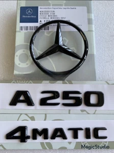Mercedes Benz A250 4Matic Rear Star Badge W176 A Class Sedan Y2013-2018 - Picture 1 of 1