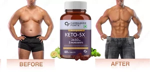 Keto Fat Burner & Natural Weight Loss Supplement 2650mg Fat Loss Fat Burner - Picture 1 of 8