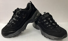 Skechers D'Lites Memory Foam Sneakers Womenâs Shoe Sz 10 Wide Fit Black Lace Up