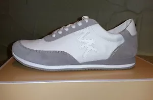 SNEAKER DA GINNASTICA MICHAEL MICHAEL KORS STANTON DA DONNA TAGLIA 7,5 OTTICA CON GRIGIO - Foto 1 di 8