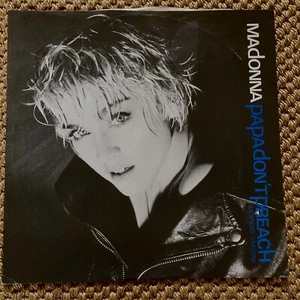 Madonna - Papa Don't Preach 1986 12 inch vinyl single extended version W8636T - Picture 1 of 5