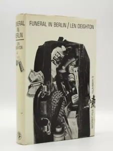 LEN DEIGHTON Funeral in Berlin *SIGNED* 1964 1st Edition Ipcress File Sequel - Foto 1 di 13