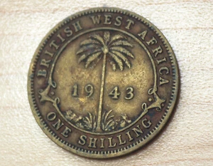 África Occidental Británica 1943 1 chelín - Imagen 1 de 6