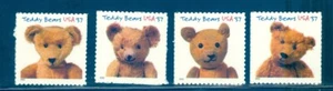 US 3653-3656 Teddy Bears, complete set/4, Self Adhesive, Mint NH - Picture 1 of 1