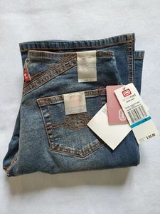 Jeans classici lavati Ecko da donna rossi senza vita diva denim indaco taglia 9 - Foto 1 di 9