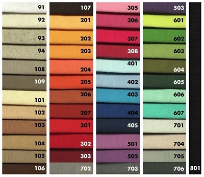 Lonetta Stoff in 280 cm Breite Gardinen Deko Baumwolle Uni Meterware, 44 Farben - Bild 1 von 4