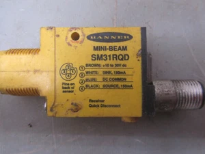 SENSOR FOTOELÉCTRICO MINI HAZ SM31RQD 10 A 30 VDC, FIBRA ÓPTICA - Imagen 1 de 7