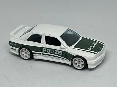 Hot Wheels '92 BMW M3 Police White Factory Test Run Prototype Real Riders - Image 1 of 4