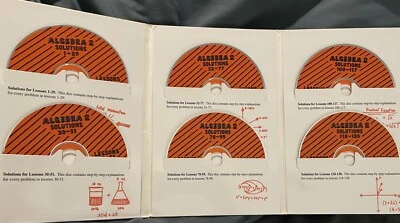 Teaching Textbooks Algebra 2 Solutions Replacement CDs — Choose One Or More - Image 1 of 4