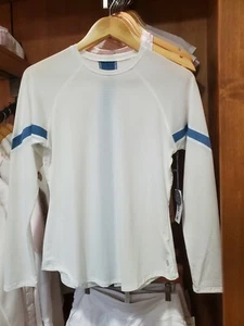 Lija Medium White Womens Long Sleeve - Picture 1 of 2