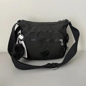 Bandolera Kipling Gabbie negra nueva con etiquetas - Imagen 1 de 5