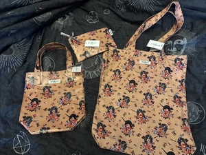 Cath Kidston London Scary Cat Bag Set New With Tags - Picture 1 of 5