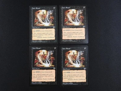 4x Dark Ritual NM/LP [Mirage] Multiple Available Mtg Magic Free Tracking! - Image 1 of 2
