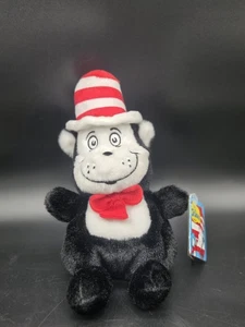 NWT Aurora World Plush - Dr. Seuss Palm Pals Cat In The Hat 7.5" Plush - Picture 1 of 4