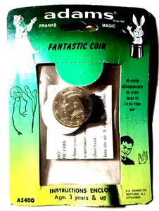 SS Adams Vintage FANTASTIC COIN Toss a Coin In The Air.....It Disappears! - Picture 1 of 1