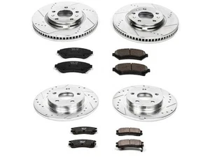Front and Rear Brake Pad and Rotor Kit For 2003-2004 Cadillac Seville JQ688BS - Picture 1 of 1