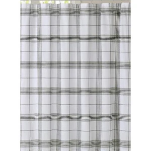 72 in. x 72 in. Cottage Plaid Shower Curtain - Picture 1 of 4