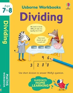 Usborne Workbooks Dividing 7-8 by Holly Bathie Paperback Book - Picture 1 of 1