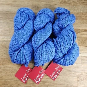 Menge 3 Knäuel Debbie Bliss Paloma Garn super sperriger Farbton hellblau - Bild 1 von 4