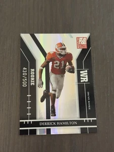 2004 Donruss Elite Rookies /500 #126 DERRICK HAMILTON Football Card ROOKIE RC - Picture 1 of 2