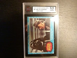 1977 STAR WARS OPC 7 The Villainous Darth Vader KSA 9.5 (PSA 9/APR $4,000) GEM💎 - Picture 1 of 3