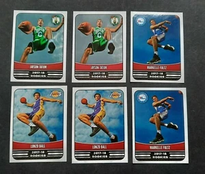 6x 🔥 FULTZ TATUM BALL ROOKIE LOT STICKERS PANINI NBA 2017-18 - Picture 1 of 2