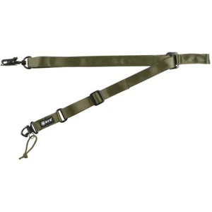 1-2 Point Tactical Rifle Sling Strap Adjustable Belt Hunting OD Olive Green - Picture 1 of 7