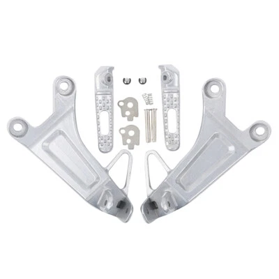 Juego de estriberas reposapiés trasero pasajero apto para Honda CBR600RR 2003-2004 Foto 1 de 4