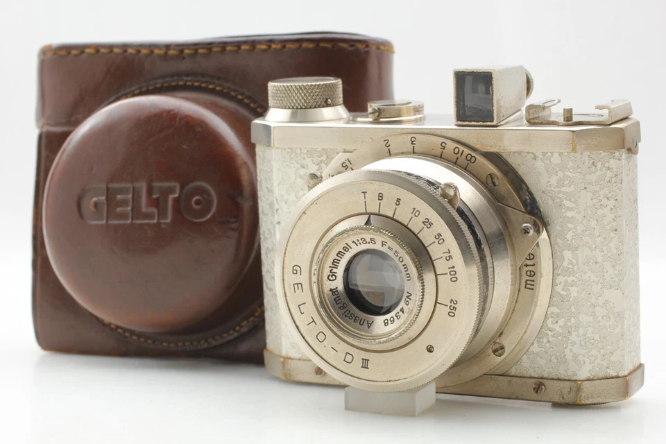 CLA'd [EXC+5] Toakoki Silver Gelto D-III 127 3x4cm Film Camera 50mm From Japan - Image 1 of 4