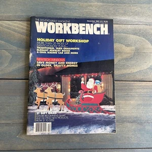 Vintage WORKBENCH Do It Yourself Magazine Dec 1989 - Holiday Gifts Yard Ornament - Picture 1 of 9