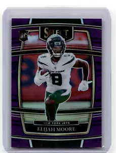 2021 Panini Select #56 Elijah Moore Purple Prizm #/75 - Picture 1 of 2