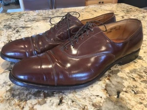 Allen Edmonds Park Avenue braune elegante Leder-Oxfords Schuhe 14 C - Bild 1 von 12