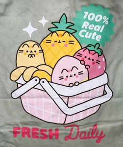 Pusheen Summer 2024 Subscription Box Exclusive Pusheen Fruit Unisex Shirt XL - Picture 1 of 3