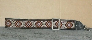 Cool Looking Vintage 1970's Hippie Camera Strap with Diamond X Pattern A4437 - Picture 1 of 1