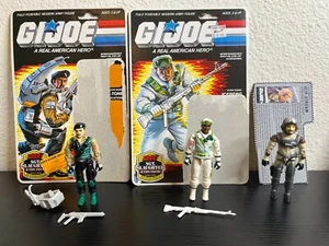 Gi Joe 1986 ot with complete figures: dial tone,iceberg slipstream w/ cardbacks - Picture 1 of 10