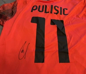 Camiseta firmada por Christian Pulisic del AC Milan con prueba - Imagen 1 de 5