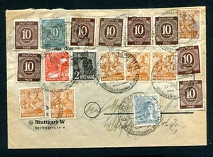 GERMANIA 1948 copertina timbrata da MAULBRONN - Foto 1 di 2