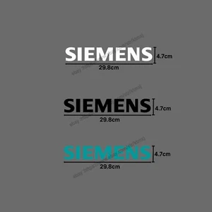 Siemens Logo Patch Heat Transfer for Madrid Retro Jersey Sponsor Style Kit - Picture 1 of 7