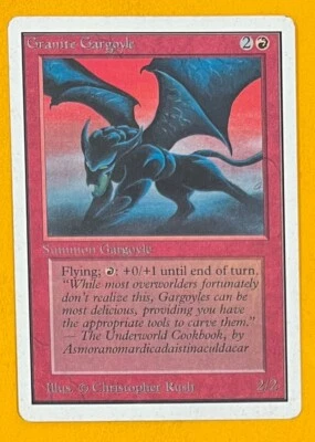 MTG GRANITE GARGOYLE Unlimited (OldManMTG 009-461) - Image 1 of 3