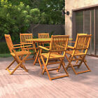 Tidyard 7 Piece Garden Dining Set  Setting Table And Chairs, Patio U0z8