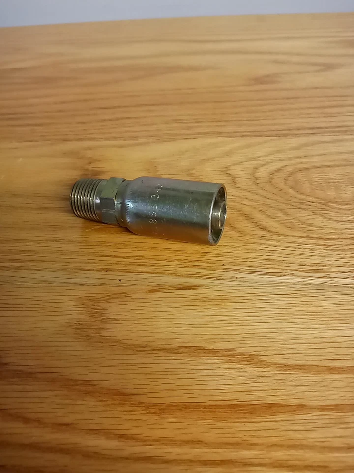 Eaton Weatherhead Replacement For 08U-108 Straight 1/2" Male pipe 1/2' Hose - Image 1 of 1