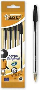 Bic Original Cristal Medium Ballpoint pen biros Black 1.0mm - Picture 1 of 4