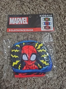 3 Disney Marvel Spider-Man Cloth Face Mask KIDS Age 4+ - Picture 1 of 2