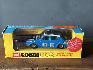Corgi Toys Hillman Hunter Blue London Sydney 302 Original Car Original Box Mint