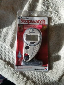 Reloj cronómetro y temporizador Sportcraft EX 800 nuevo en paquete 10 funciones 05474 - Imagen 1 de 2