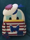 Disney Cruise Line Dcl Donald Duck Ahoy Loungefly Mini Backpack Nwt